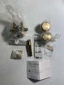 Baldwin PVTRATSR044 Traditional Privacy Door Knob with Square Rose - Satin Brass