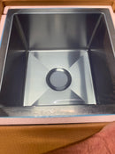 Signature Hardware SHORUCA1515 Ortega 15" Undermount Single Basin Stainless Steel Kitchen Sink - Stainless Steel