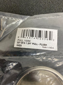 Ives 221b15 satin nickel finish round sliding door flush pulls