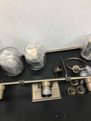 Globe Electric 60495 Middleton 3 Light 24" Wide Bathroom Vanity Light - Brass