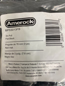 Amerock BP53013FB Granby 3 in (76 mm) Center-to-Center Matte Black Drawer Pull