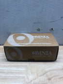 Omnia 11/00.SD32D Non-Turning One-Sided Door Lever with 11 Style Handle and Round Rose - Satin Stainless Steel