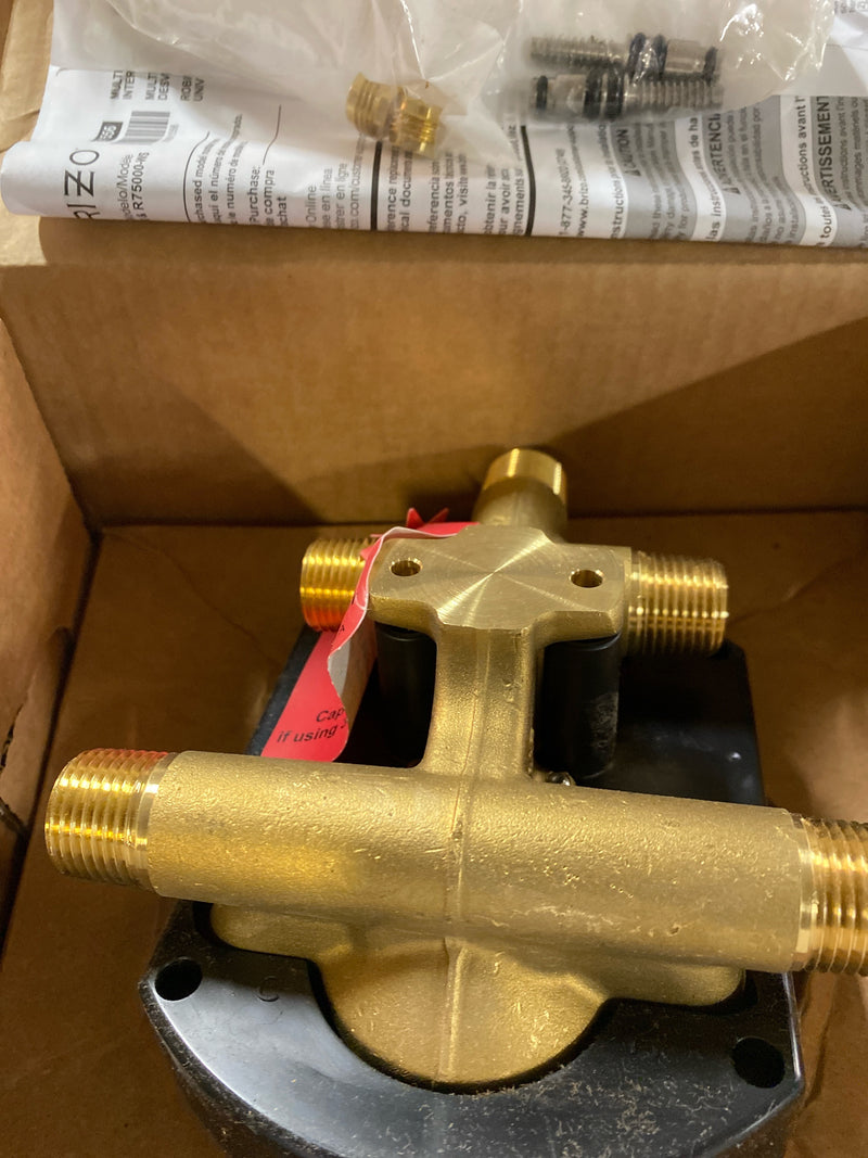 Brizo MultiChoice Universal Integrated Shower Diverter with Stops Rough-in Kit-R75000-WS