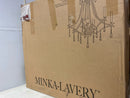 Minka Lavery 4446-66A Laurel Estate 6 Light 27" Wide Crystal Chandelier - Coal