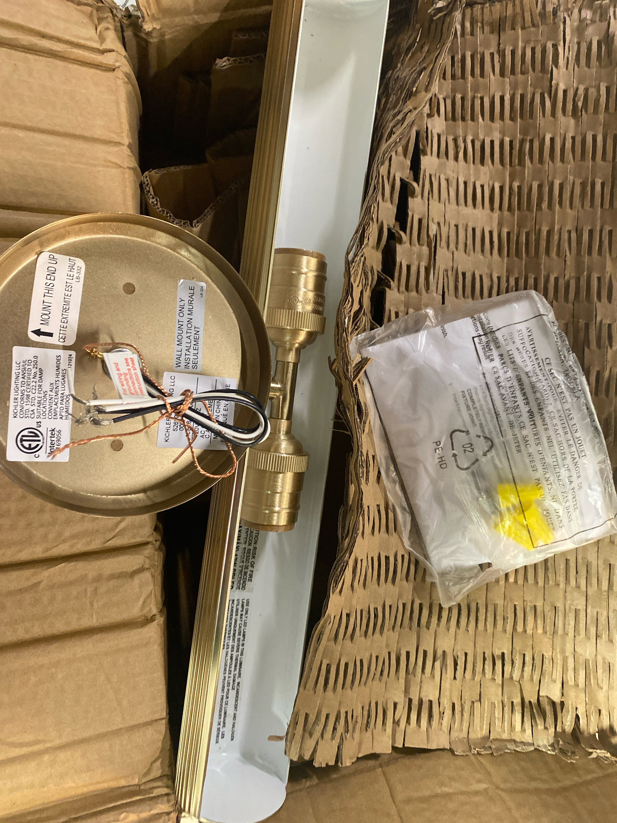 Kichler 52650CPZ Midi 2 Light 18" Wide Picture Light - Champagne Bronze