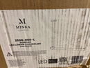 Minka Lavery 2506-860-L Sorelle 58" Wide LED Linear Chandelier with Etched, Opal Glass Shade - Dark Bronze