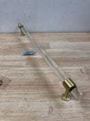 Signature Hardware 450370 18" Beryn Acrylic Appliance Pull - Satin Brass