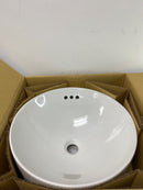 Kohler K-14800-0 Vox 15-1/2" Vessel Sink with Overflow - White
