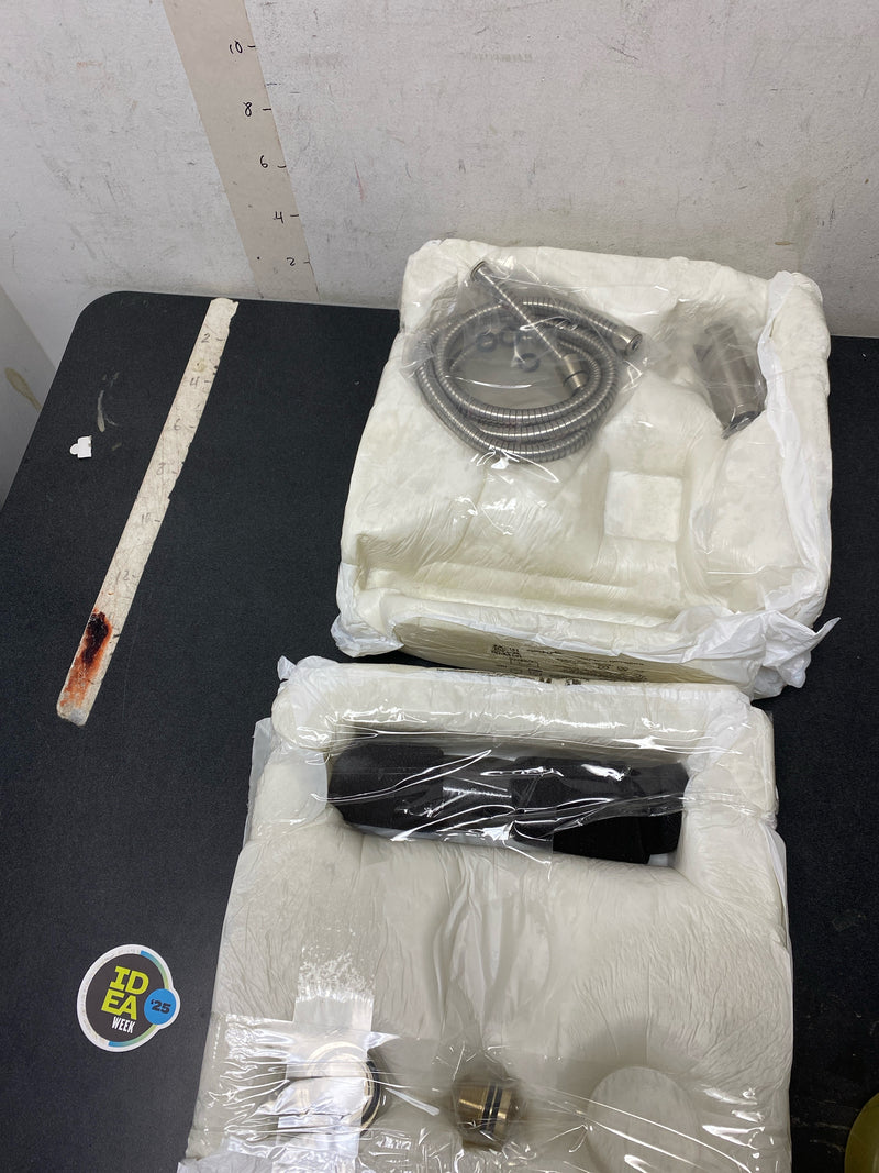 Newport Brass 280R/15S NWP Tub & Shower 1.8 GPM Single Function Hand Shower - Includes Hose and Wall Supply - Satin Nickel