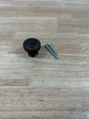 Amerock BP36765ORB Winsome 1-1/4 Inch Mushroom Cabinet Knob - Oil Rubbed Bronze
