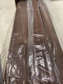 Stylewell QJBK220720 Textured Dark Oak Cordless Room Darkening Faux Wood Blinds with 2 in. Slats - 22.5 in. W x 72 in. L