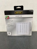 Defiant 18000019 Wireless or Wired Doorbell Chime, White Bead Board Finish