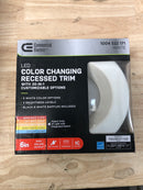 Commercial electric 53820101 6 in. 30 Lighting Options Title 20 Integrated LED Recessed Light Trim Adjustable CCT New Construction Remodel Kitchen