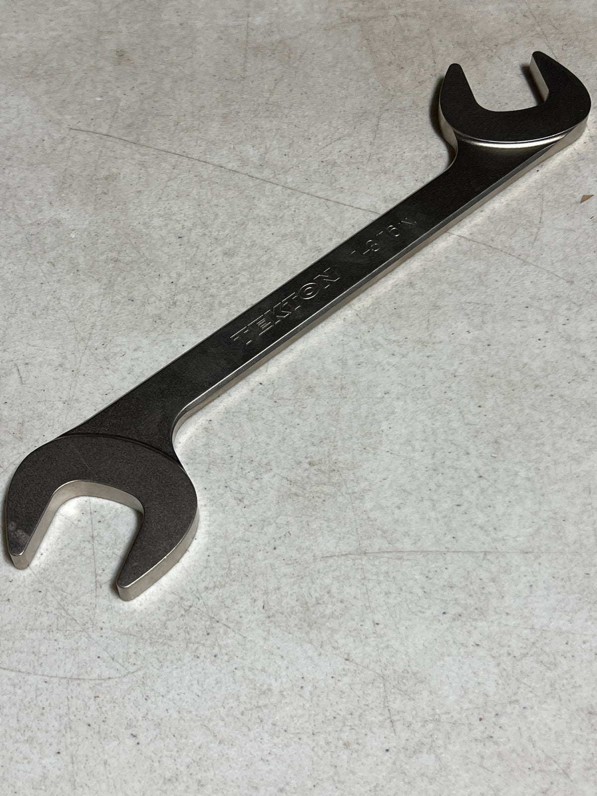 TEKTON 1-3/16 Inch Angle Head Open End Wrench | WAE83230 | Made in USA