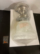 Z-Lite 735F10-BN Vaughn Flush Mount, 1-Light 60 Watts, Brushed Nickel