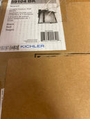 Kichler 59104BK Noward 8.75 in. 1-Light Black Outdoor Hardwired Wall Lantern Sconce with No Bulbs Included (1-Pack)