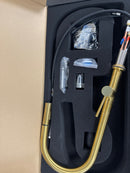 Vigo VG02029MGS Greenwich 1.8 GPM 18" H Single Handle Single Hole Pull Down Kitchen Faucet with Touchless Sensor - Matte Brushed Gold