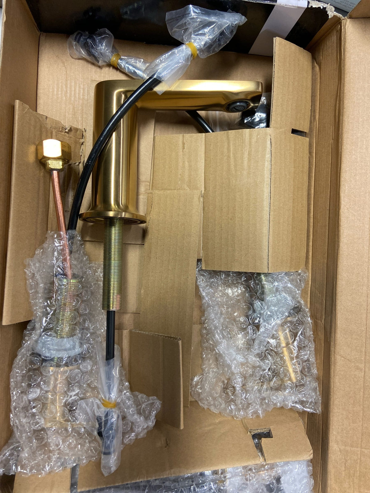 Signature Hardware SHWSCBW807BG Berwyn 1.2 GPM Widespread Bathroom Faucet with Pop-Up Drain Assembly - Brushed Gold