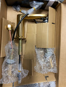 Signature Hardware SHWSCBW807BG Berwyn 1.2 GPM Widespread Bathroom Faucet with Pop-Up Drain Assembly - Brushed Gold