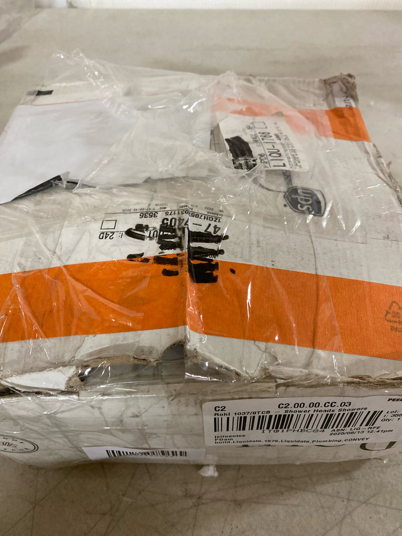 Rohl 1037/8TCB SHOWERHEADS, 8-Inch Diameter, Tuscan Brass