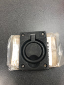 Baldwin 0395102 2-1/2 Inch x 3-5/16 Inch Flush Cabinet Pull - Oil Rubbed Bronze