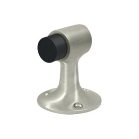 Deltana DSF3225U15 Solid Brass Heavy Duty Floor Mount Door Stop Door Bumper - Satin Nickel