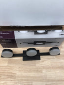 Home decorators collection 22823 40-Watt Equivalent 3-Light Oil Rubbed Bronze Integrated LED Vanity Light with Etched Glass