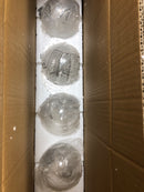 Hampton bay HD-1862BNBK Vista Heights 4-Light Brushed Nickel and Matte Black Bathroom Vanity Light