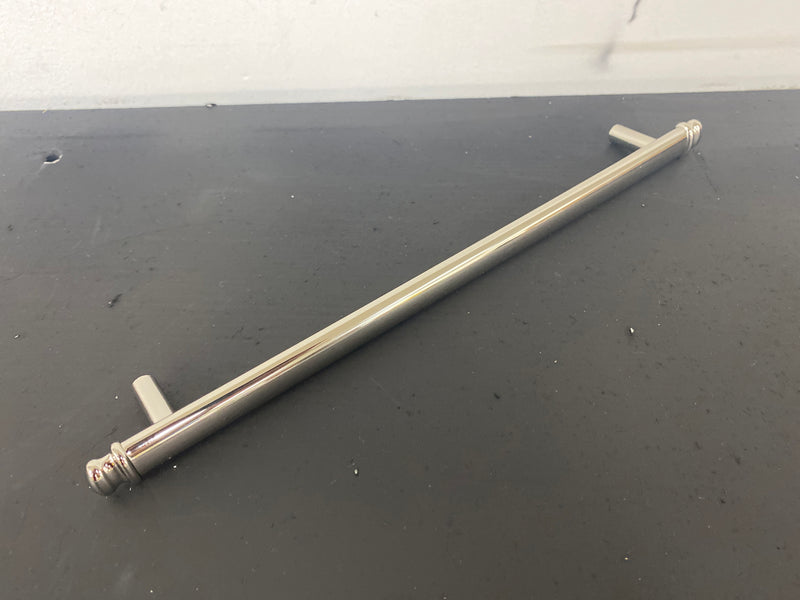 Top Knobs TK3056PN Julian 8-13/16 Inch Center to Center Bar Cabinet Pull - Polished Nickel
