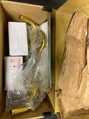 Kingston Brass KS3027PX Restoration Wall Mounted Tub Filler - Brushed Brass