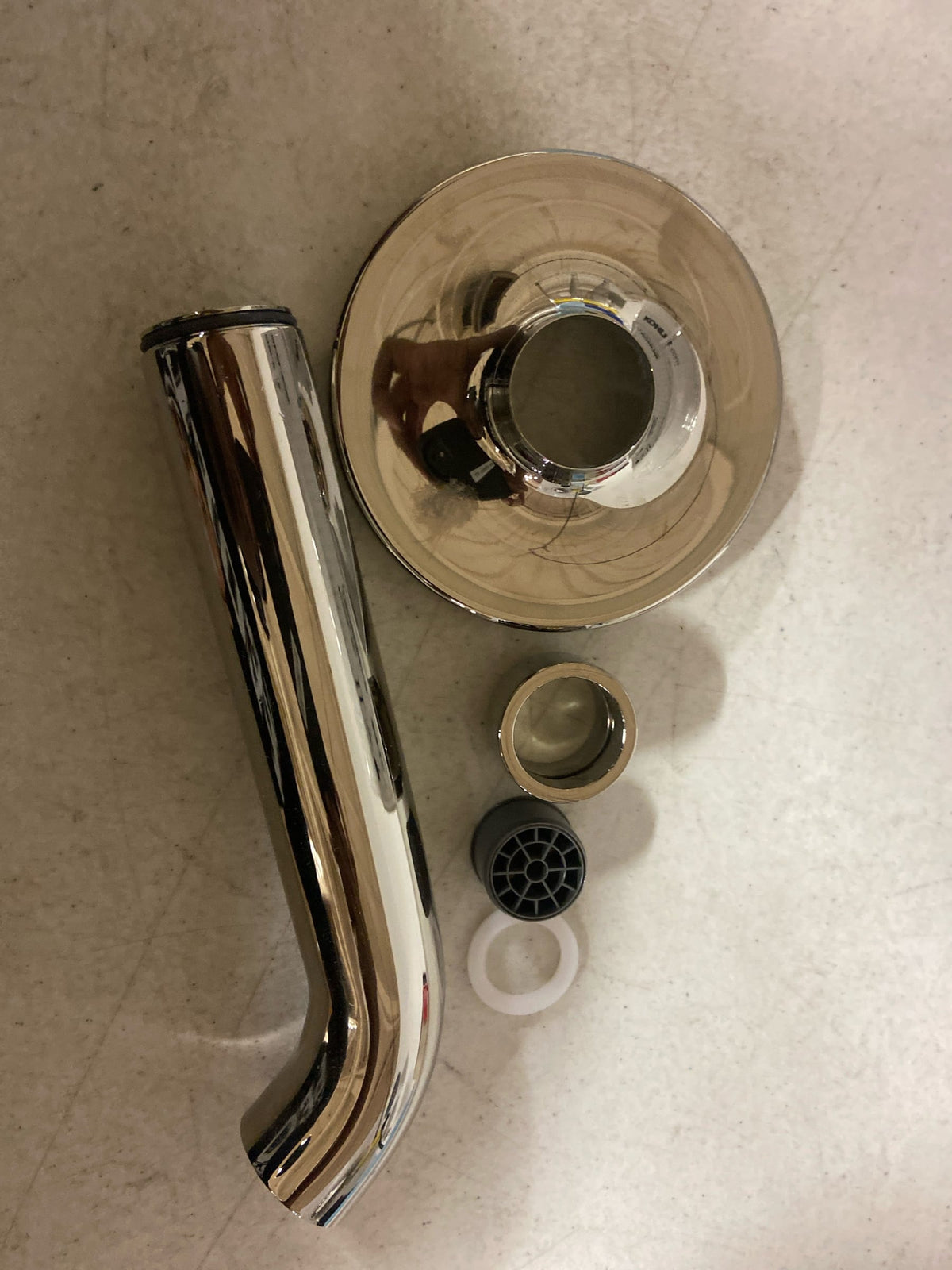 Kohler 14426-SN Purist Wall-Mount 35 Degree Bath spout, 2.5 gpm, Vibrant Polished Nickel