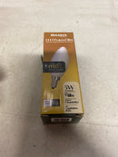 5 Watt LED B11 Light Bulbs, Warm Dimming 3000K (Soft White) - 1800K (Candlelight), 500 Lumens