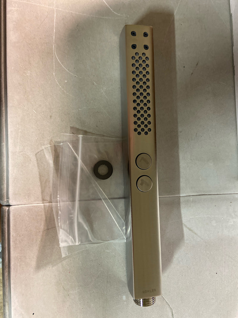 Kohler K-21336-BN Shift Square 2.5 GPM Multi Function Hand Shower with Katalyst - Vibrant Brushed Nickel