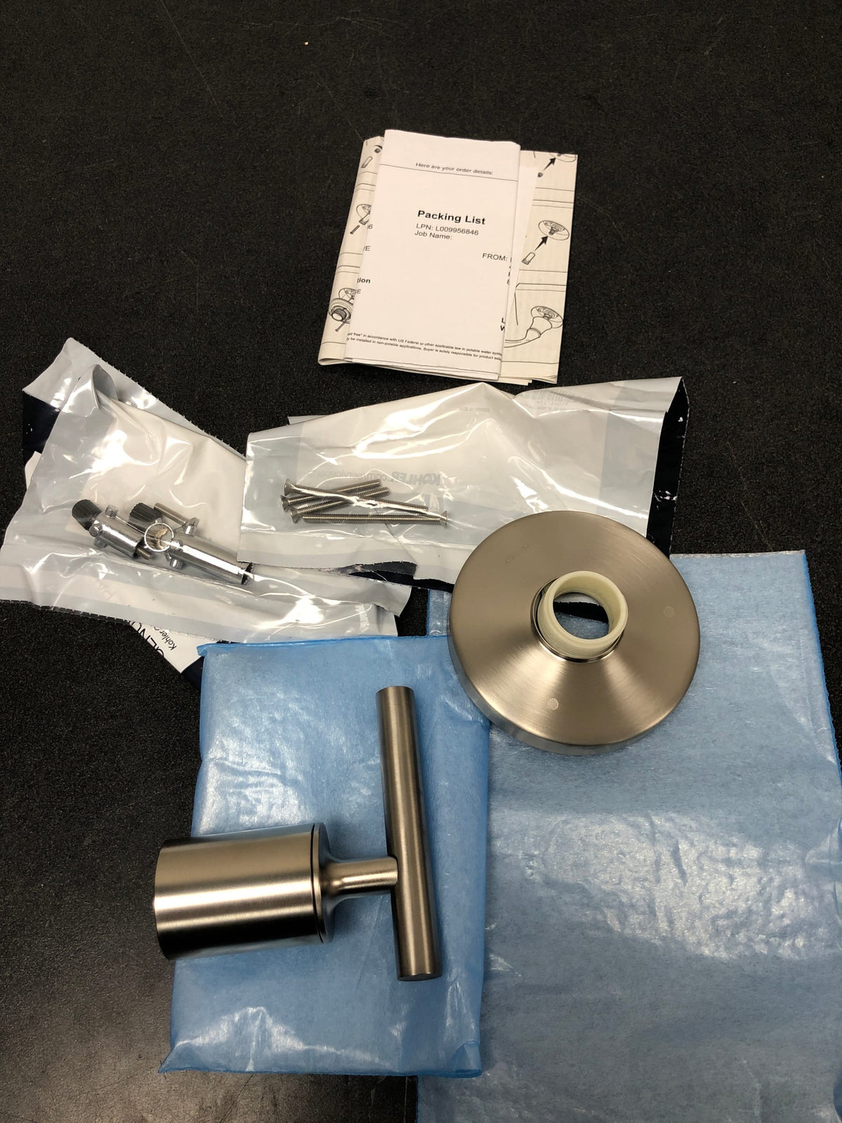 Kohler K-T14491-4-BN Purist Single Handle 2 or 3 Function Diverter Valve Trim - Less Valve - Brushed Nickel