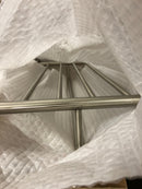 Symmons 353TS-22-STN Dia 22" Single Rail Towel Bar with Shelf - Satin Nickel