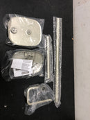 Delta 46609-FN Freestanding Toilet Paper Holder with Shelf and Reserve in Flat Nickel