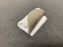 Top Knobs M412 Cup 3-3/8 Inch Long Finger Cabinet Pull from the Nouveau Collection - Brushed Satin Nickel