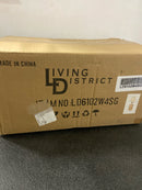 Elegant Lighting LD6102W4SG Eclipse 14" Tall Bathroom Sconce - Satin Gold