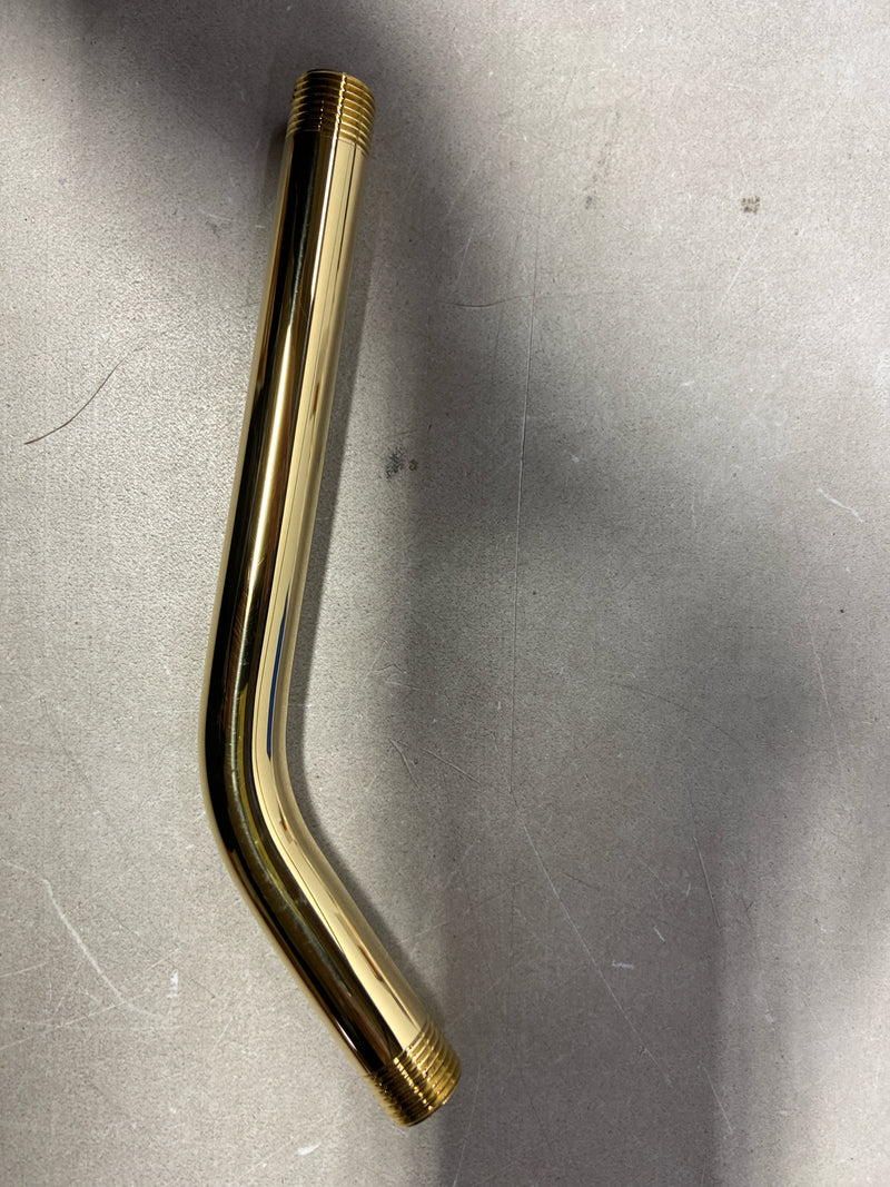 Newport Brass 203/03N Tub and Shower 9" Wall Mounted Shower Arm - Polished Brass Uncoated (Living)