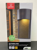 Globe Electric 44227 Sutherland 14" Tall Integrated 2700K LED Outdoor Wall Sconce - Bronze