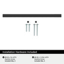 Miseno Mcp2506 Mariposa 5-1/16" Center To Center Handle Cabinet Pull - Black