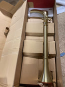 Pfister LG6-1RH1BG Rhen Floor Mounted Tub Filler with Built-In Diverter - Includes Hand Shower - Brushed Gold