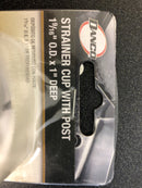 Danco 1-7/8 in. Basket Strainer with Post in Chrome