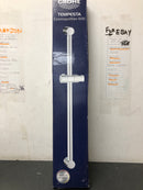 Grohe 27521000 New Tempesta Cosmopolitan 24" Slide Bar with Adjustable Hand Shower Bracket - Starlight Chrome