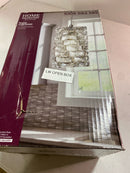 Home decorators collection C8251-10 Keighley 1-Light Chrome and Crystal Mini Pendant Light Fixture