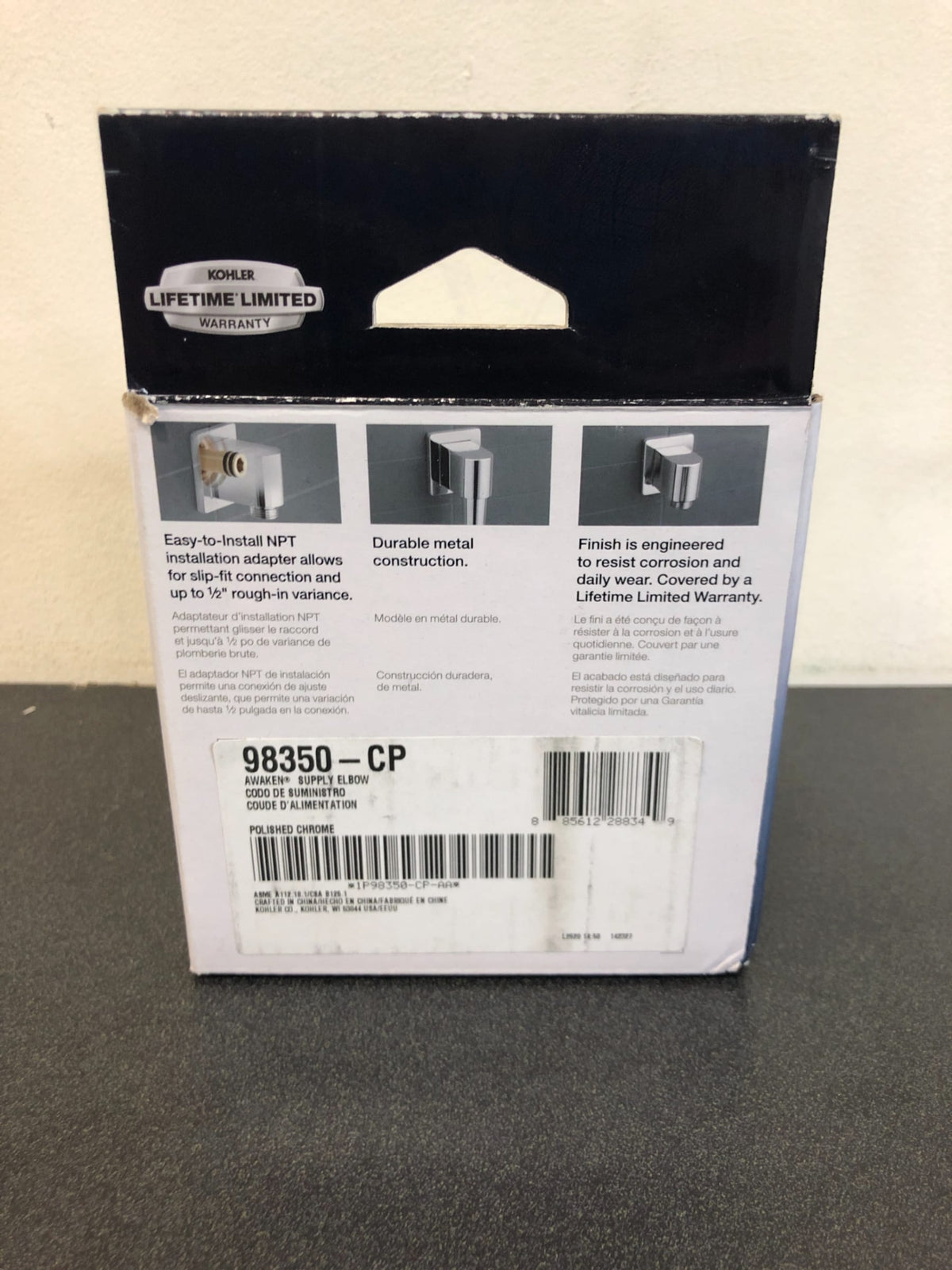 Kohler Awaken Wall Supply Elbow