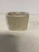 Mitsubishi NS-140 Line-Hide Size 140 Coupling Socket Line Set Cover - Ivory