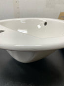 PROFLO 19" Self Rimming Oval Bathroom Sink