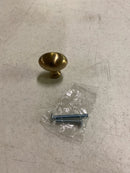 Amerock BP53014CZ Vaile 1-3/8 in. (35mm) Modern Champagne Bronze Oval Cabinet Knob