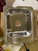 Elkay CR1721 Celebrity 17" Drop In Single Basin Stainless Steel Bar Sink - 1 Faucet Hole